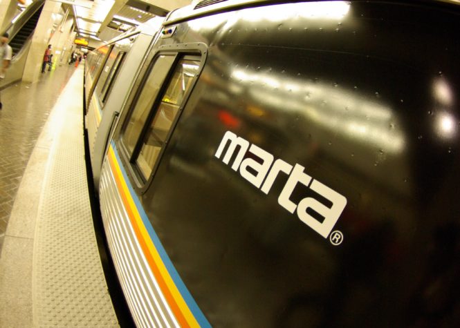 Atlanta Transportation System MARTA System Train