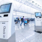 Self-Service Check-in Kiosk at airport